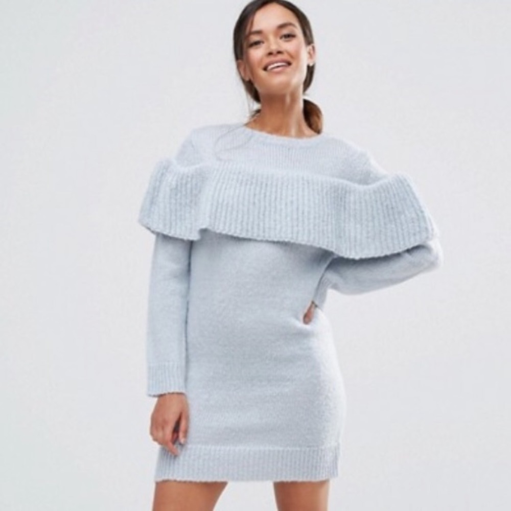 ASOS ruffle dress